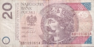 Poland 20 Złotych
BB 1093614 Banknote