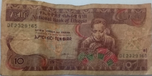 10 birr Banknote