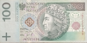 Poland 100
Złotych JN 7223399
 Banknote