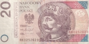 Poland 20 Złotych
BK 0252623 Banknote
