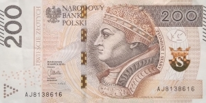 Poland 200 Złotych
AJ 8138616 Banknote