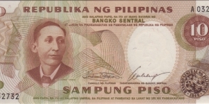 P-144a 10 Piso Banknote