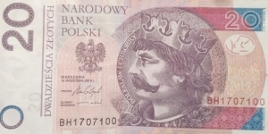 Poland 20 Złotych
BH 1707100 Banknote