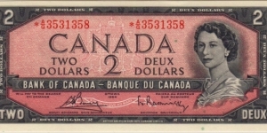 BC-38cA $2 Replacement Banknote