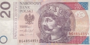 Poland 20 Złotych
BG 4854951 Banknote