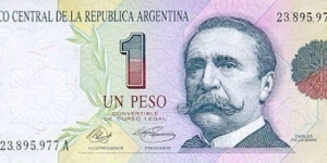 1 $ - Argentine peso Banknote