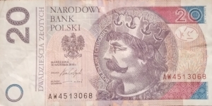 Poland 20 Złotych
AW 4513068 Banknote