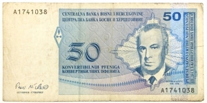 50 Convertible Pfeniga Banknote