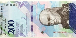 200 Bolivares Banknote