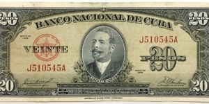 20 Pesos(1958) Banknote