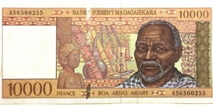 10.000 Francs / 2000 Ariary Banknote