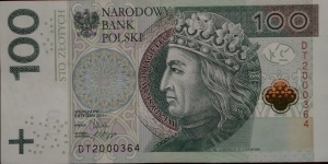 Poland 100 Złotych
DT 2000364 Banknote