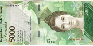 5000 Bolivares Banknote