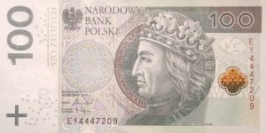 Poland 100 Złotych
EY 4447209 Banknote