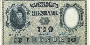 10 Kronor Banknote