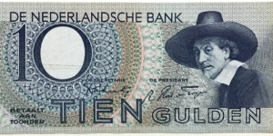 10 Guldens Banknote