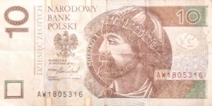 Poland 10 Złotych
AW 1805316 Banknote
