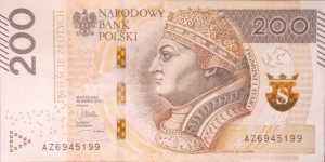 Poland 200 Złotych
AZ 6945199 Banknote