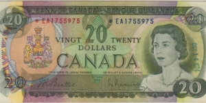 BC-50aA replacement $20 (Date stamped) Banknote