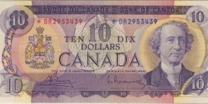 BC-49bA $10 *D/R Replacement  Banknote