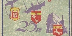 25 Pfennig Notgeld City of Bremenhaven Banknote