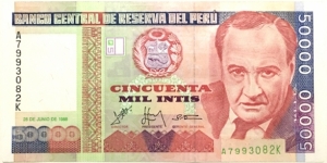 50.000 Intis Banknote
