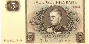 5 Kronor Banknote