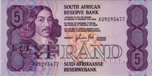 P-119d 5 Rand Banknote