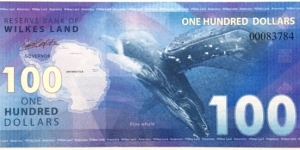 100 Dollars (Wilkes Land / Australian Antarctic Territory) Banknote