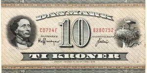 10 Kroner (Issue of 1972) Banknote