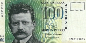 FINLAND 100 Markkaa
1986 Banknote