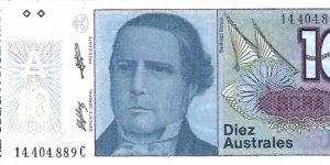 ARGENTINA 10 Australes
1985 Banknote