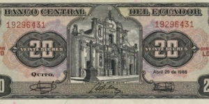 20 Sucres Banknote