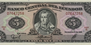 5 Sucres Banknote