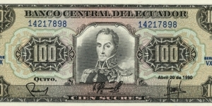 100 Sucres Banknote