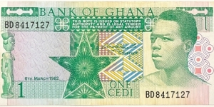 1 Cedi Banknote