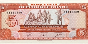 5 Gourdes Banknote