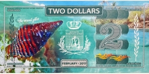 2 Dollars (Indian Ocean / private Issue) Banknote