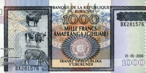 1000 Francs Banknote