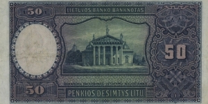 Banknote from Lithuania