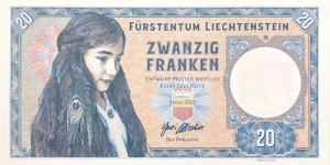 20 Franken (Private Issue) Banknote