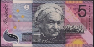 $5 Centenary of Federation commemorative note, First Prefix, Low serial number Banknote