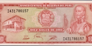 P-100c 10 Sols Banknote