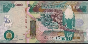 10,000 Kwacha Banknote