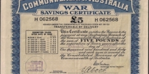 5 Pound War Savings Certificate Banknote