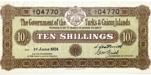 10 Shillings (Modern Reprint) Banknote