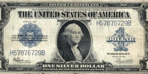 $ 1923 Silver certificate Banknote