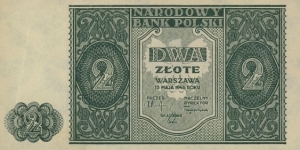 Poland 2 Złote 1946 Banknote