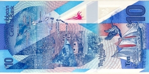 Banknote from East Caribbean St.