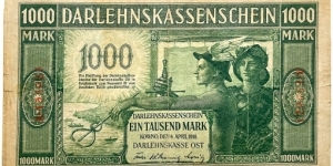 1000 Mark (Occupation of Lithuania 1918)  Banknote